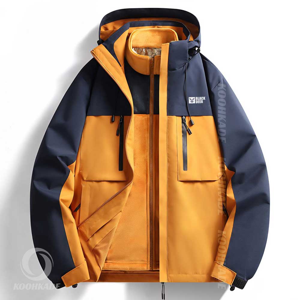 کاپشن دوپوش Black Deer مدل M-S550|کاپشن دو رو مردانه بلک دیر|کاپشن اسپرت دو رو|کاپشن ضد آب مردانه|کاپشن دو طرفه مردانه|خرید کاپشن زمستانی مردانه