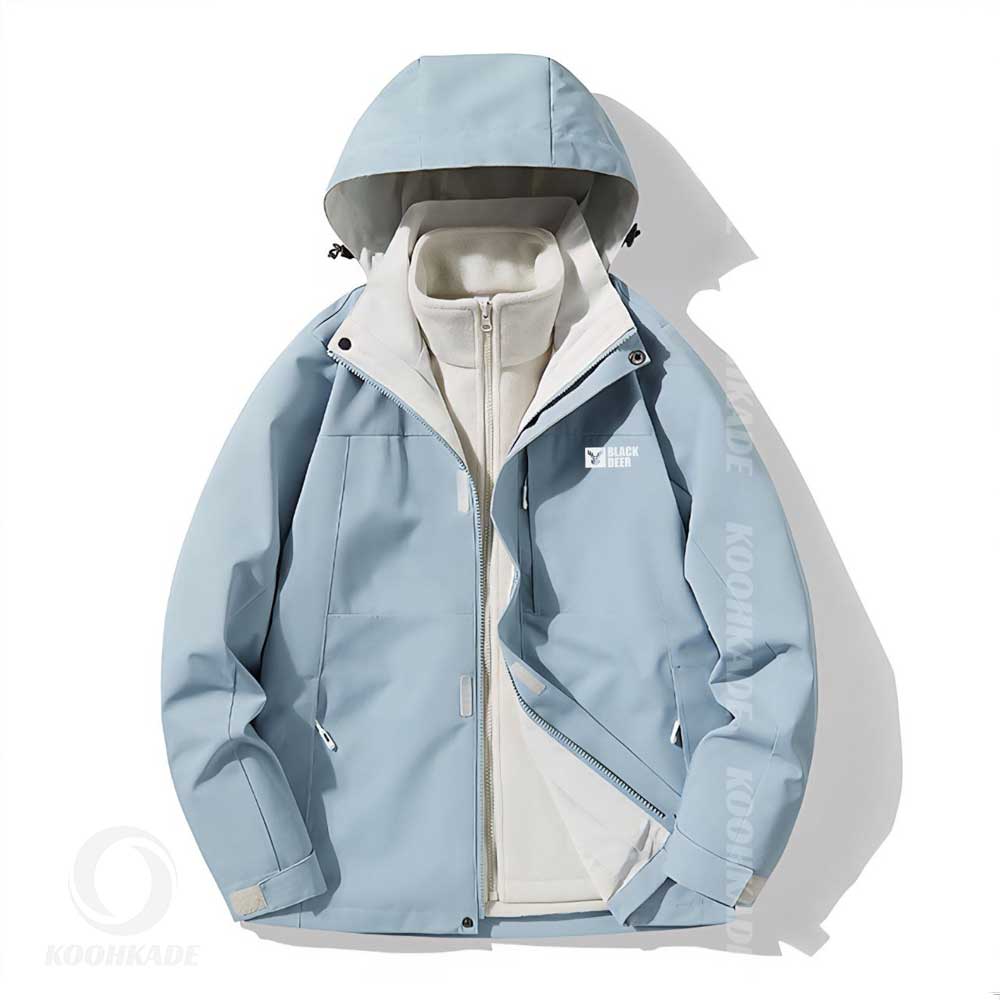 کاپشن دوپوش BLACK DEER K09|کاپشن دو رو مردانه بلک دیر|کاپش
