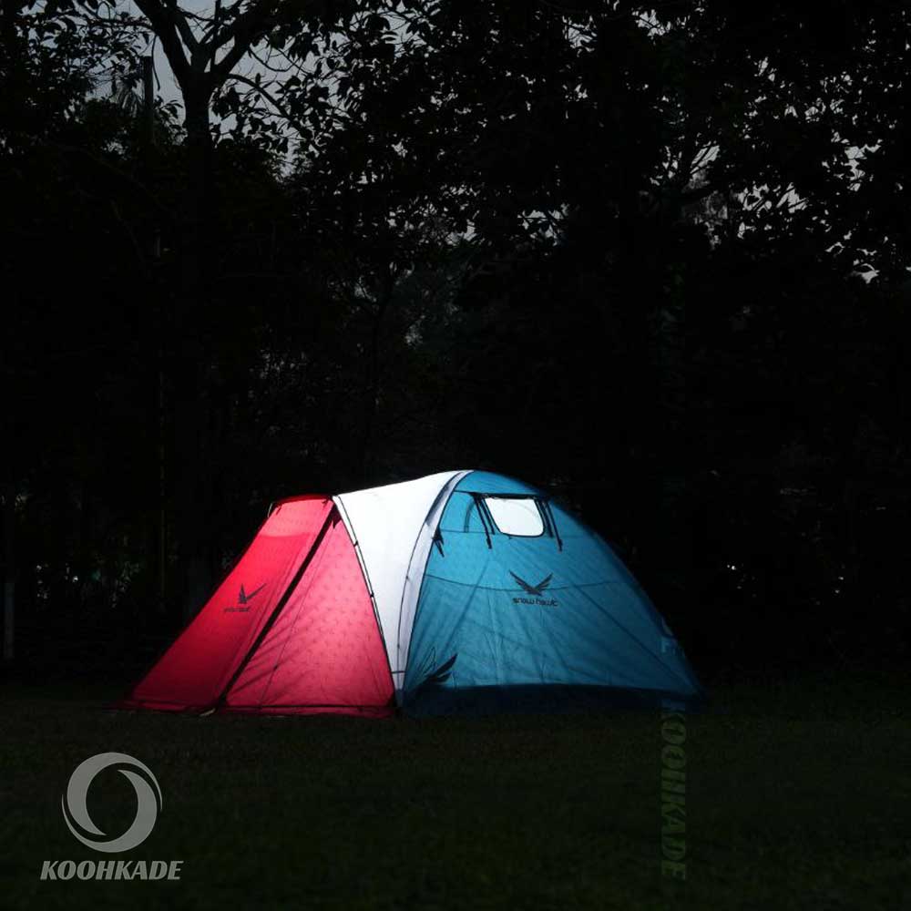 چادر سه نفره SNOWHAWK Green Nature T5113|چادر دو پوش 4 نفره انباری داری گرین نیچر اسنوهاک |چادر طبیعتگردی اسنوهاک سه نفره