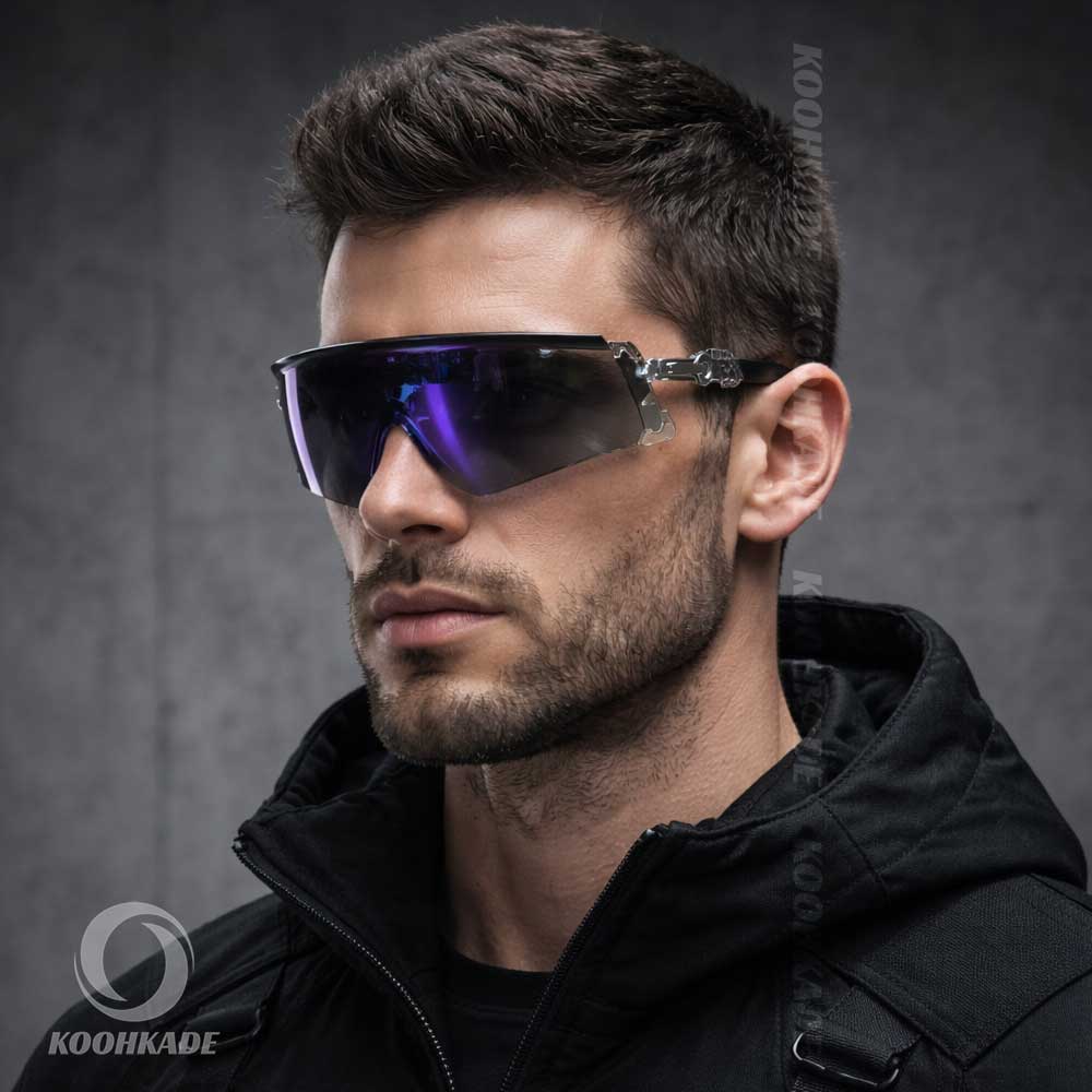 عینک دوچرخه سواری 4202BV| عینک دوچرخهسواری حرفهای | عینک ورزشی پلاریزه | عینک UV400 | عینک لنز پلیکربنات | عینک فریم TR90 | عینک مناسب آقایان و بانوان