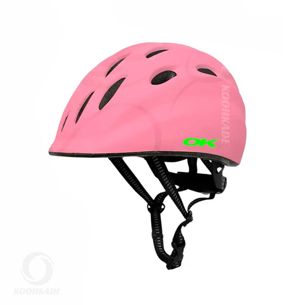 کلاه دوچرخه بچگانه OK مدل P21-M| خرید کلاه دوچرخه بچه گانه | کلاه دوچرخه اورلورد طرح رنگارنگ | کلاه دوچرخه سواری | کوهکده