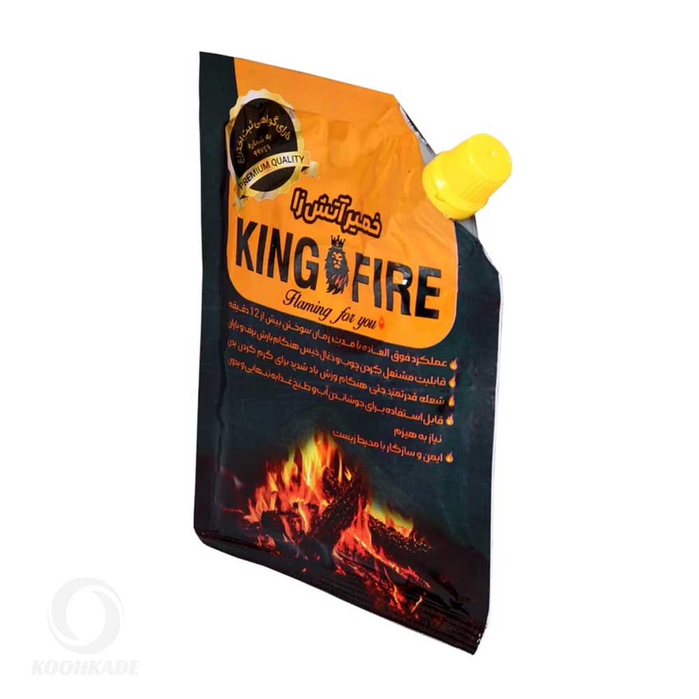 خمیر آتش زا KING FIRE| خرید آتش زا کینگ فایر | قیمت آتش زا کینگ فایر | خریدا اقساطی فندک و آتش زن از فروشگاه کوهکده