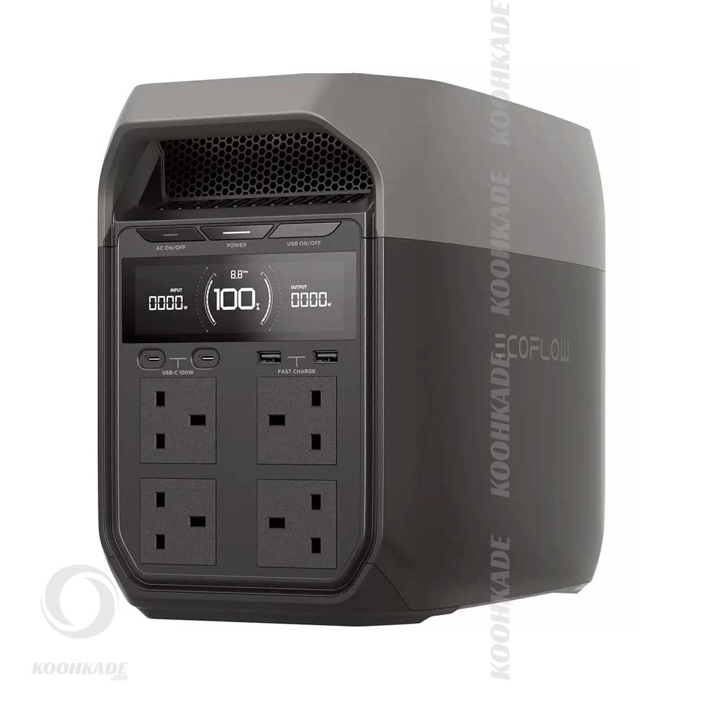 پاور استیشن EcoFlow DELTA 3 Plus Portable| خرید پارو ژنراتور مناسب کمپینگ | پاور استیشن اکو فلو دلتا پلاس 3 مناسب کمپ و طبیعتگردی | خرید اقساطی پاور استیشن