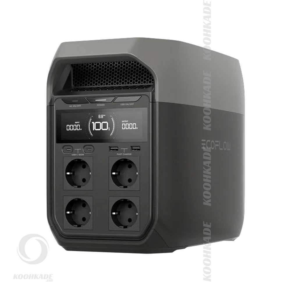 پاور استیشن EcoFlow DELTA 3 Portable| خرید پارو ژنراتور مناسب کمپینگ | پاور استیشن اکو فلو دلتا پلاس 3 مناسب کمپ و طبیعتگردی | خرید اقساطی پاور استیشن