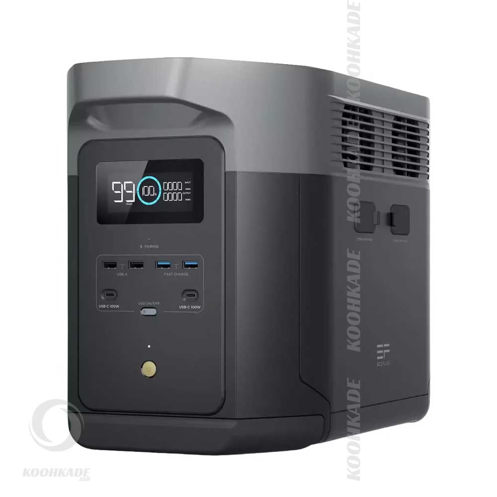 پاور استیشن EcoFlow DELTA 2 Max| خرید پارو ژنراتور مناسب کمپینگ | پاور استیشن اکو فلو دلتا پرو مکس مناسب کمپ و طبیعتگردی | خرید اقساطی پاور استیشن