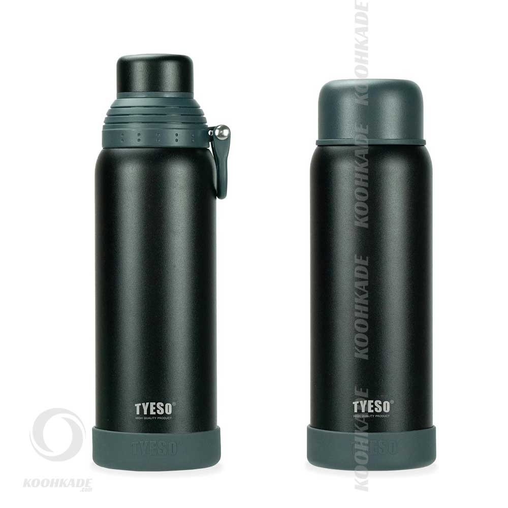 تراول ماگ دو درب تایسو TYESO 8850|تراول ماگ استیل |تراول ماگ مسافرتی |ماگ نوشیدنی گرم و سرد |ماگ قهوه | لیوان کمپینگ و کوهنوردی