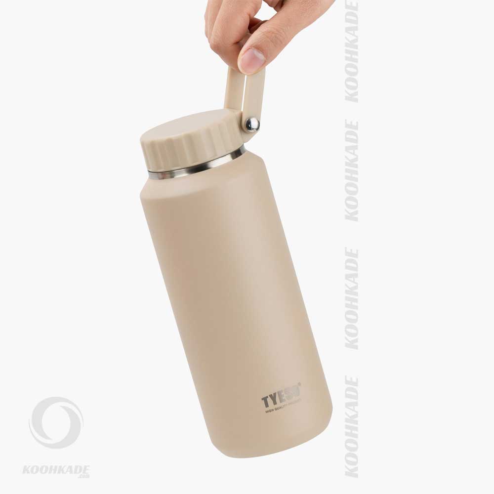 تراول ماگ تایسو TYESO 8756 حجم 710 میلی لیتر|تراول ماگ استیل |تراول ماگ مسافرتی |ماگ نوشیدنی گرم و سرد |ماگ قهوه | لیوان کمپینگ و کوهنوردی