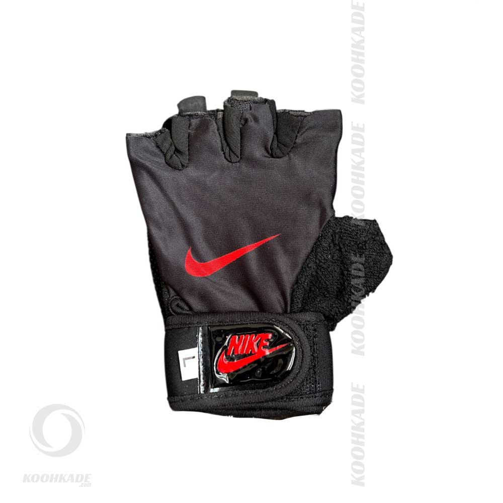 دستکش بدنسازی NIKE 5A4| دستکش بدنسازی نایک | دستکش بدنسازی نایکی| دستکش بدون انگشت زنانه نایک | دستکش زنانه بدون انگشت بدنساز