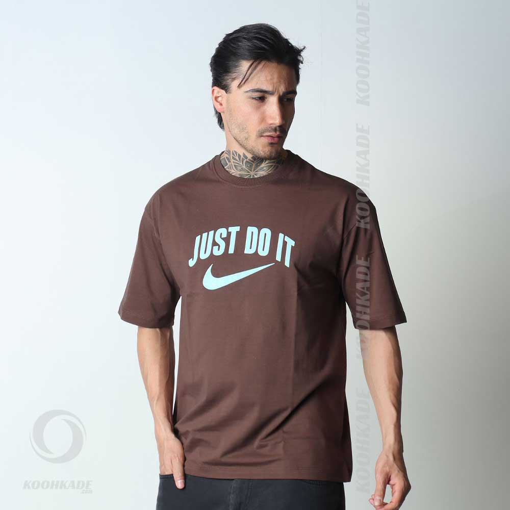 تیشرت پنبه ای NIKE JUST DO IT|تیشرت نایک|تیشرت زنانه نایک| تیشرت مردانه نایک| تیشرت سوزنی نایک|خرید تیشرت فلامنت نایک| قیمت تیشرت نایک