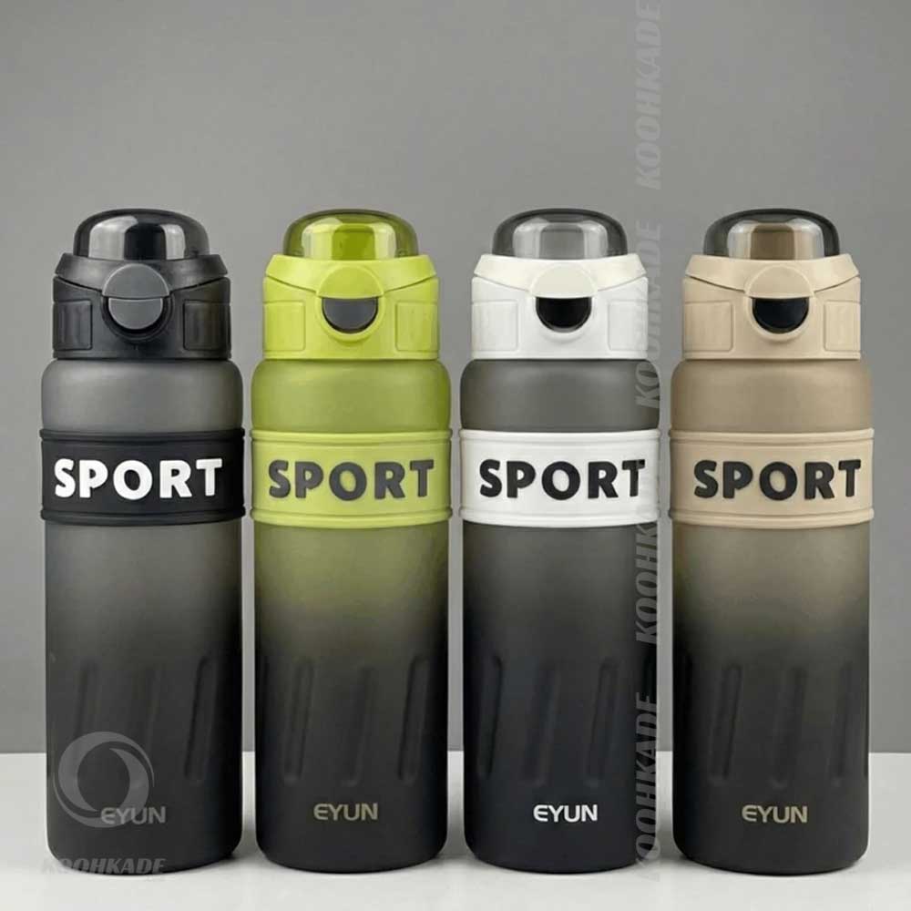 قمقمه EYUN SPORT MAT حجم 900 میلی لیتر|قمقمه ایوان نایس | قمقمه ورزشی | قمقمه باشگاهی | قمقمه کمپینگ |قمقمه شیشه ای | قمقمه مدرسه | قمقمه ۱ لیتر
