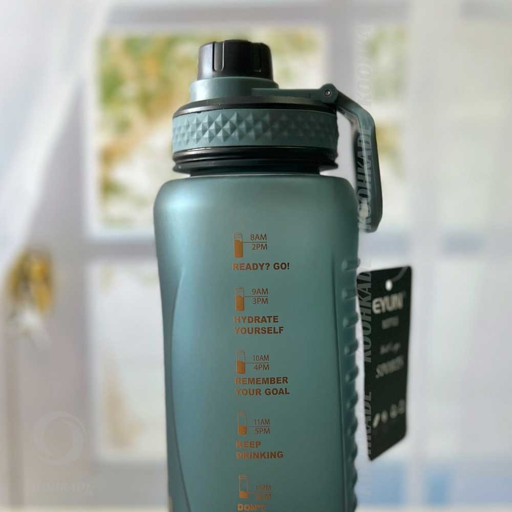 قمقمه EYUN BOTTLE SILICON حجم 1 لیتر|قمقمه ایوان نایس | قمقمه ورزشی | قمقمه باشگاهی | قمقمه کمپینگ |قمقمه شیشه ای | قمقمه مدرسه | قمقمه ۱ لیتر