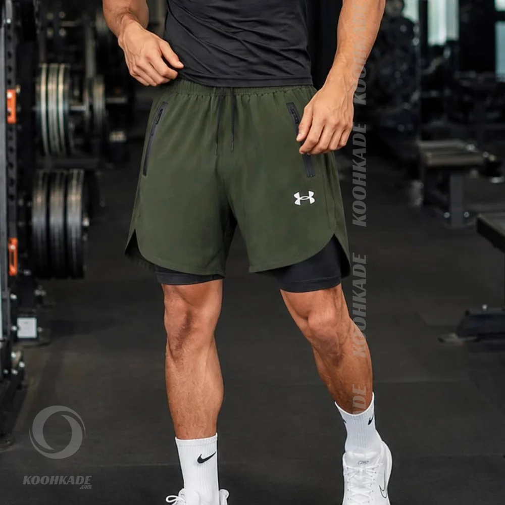 شلوارک ورزشی کشاله دار UNDERARMOR|شلوارک مردانه | شلوارک ورزشی |شلوارک باشگاهی | شلوارک کوهنوردی | شلوارک روزمره | شلوارک پیاده روی | فروشگاه کوهنوردی کوهکده
