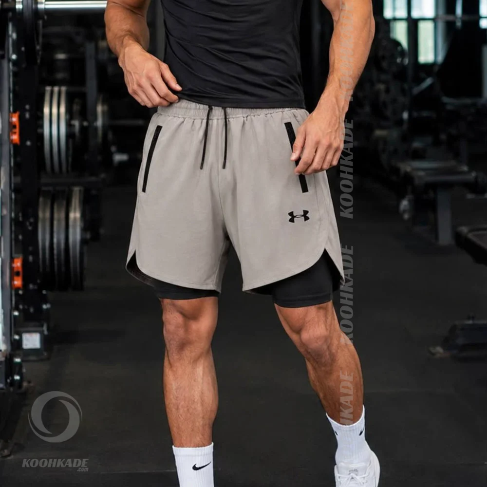 شلوارک ورزشی کشاله دار UNDERARMOR|شلوارک مردانه | شلوارک ورزشی |شلوارک باشگاهی | شلوارک کوهنوردی | شلوارک روزمره | شلوارک پیاده روی | فروشگاه کوهنوردی کوهکده
