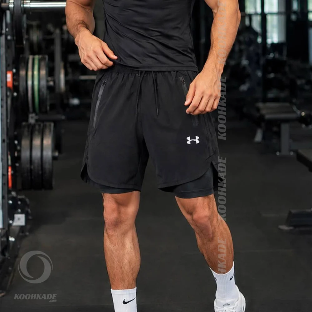 شلوارک ورزشی کشاله دار UNDERARMOR|شلوارک مردانه | شلوارک ورزشی |‌شلوارک باشگاهی | شلوارک کوهنوردی | شلوارک روزمره | شلوارک پیاده روی | فروشگاه کوهنوردی کوهکده
