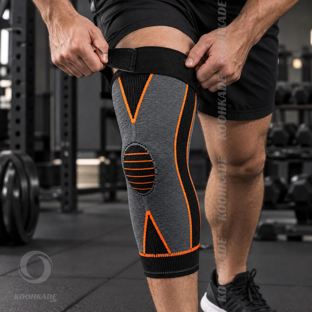 زانو بند طبی KNEE SUPPORT 806| خرید زانو بند طبی | قیمت زانو بند طبی بند دار | زانو بند مناسب ورزش | زانو بند مناسب آرتروز | درمان آرتروز زانو با زانو بند